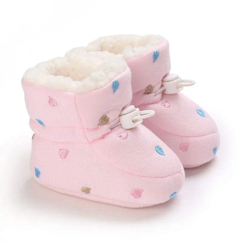 Chaussons Roses Douillets pour Bébé - MiniMoo™