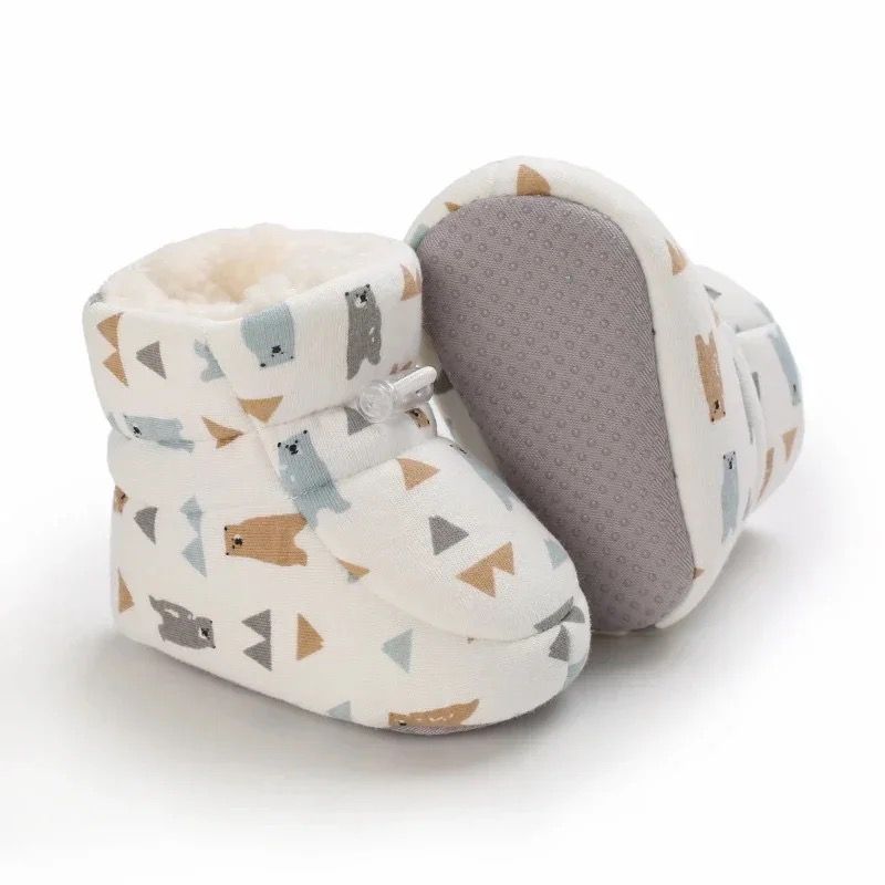 Chaussons Motifs Ours Douillets pour Bébé - MiniMoo™