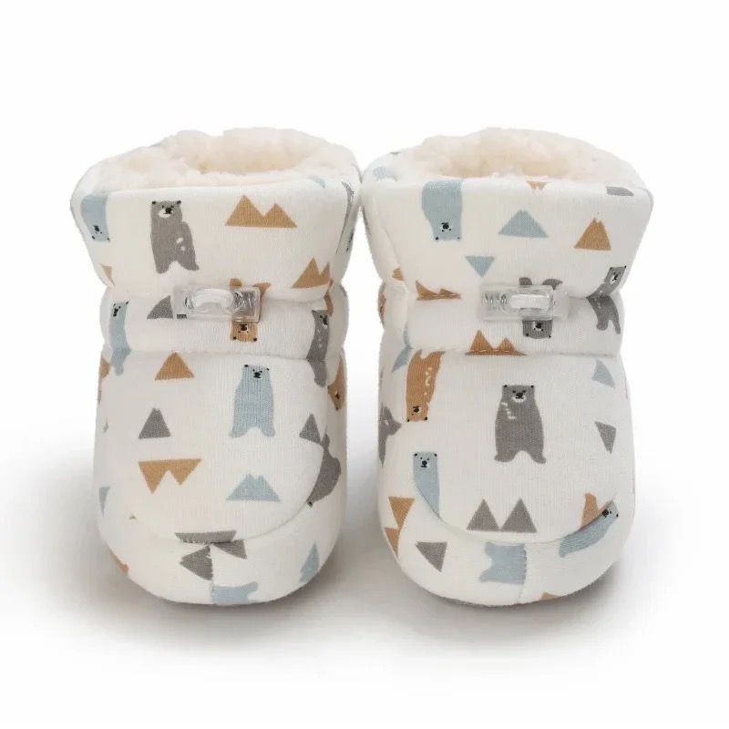 Chaussons Motifs Ours Douillets pour Bébé - MiniMoo™